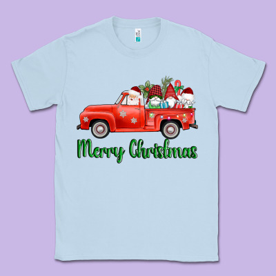 Merry Christmas Truck Gnomes Classic Tee Designed By Adodesignshop