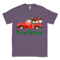 Lavender merry christmas truck gnomes Classic Tee - AdoDesignShop