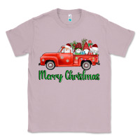 Lilac merry christmas truck gnomes Classic Tee - AdoDesignShop