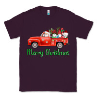 Plum merry christmas truck gnomes Classic Tee - AdoDesignShop