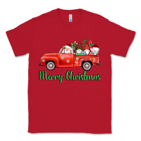 Red merry christmas truck gnomes Classic Tee - AdoDesignShop