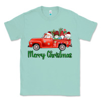 Seafoam merry christmas truck gnomes Classic Tee - AdoDesignShop