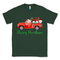 Sports Green merry christmas truck gnomes Classic Tee - AdoDesignShop