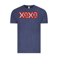 Vintage Denim Valentine's Day Xoxo Balloon Vintage Tee - Artiststas