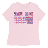 Bubblegum Pink you are valentine Ladies Tee - MaliasSmallBusiness
