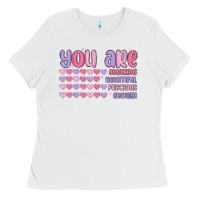 White you are valentine Ladies Tee - MaliasSmallBusiness