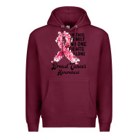 Burgundy in this family fights alone breast cancer awareness Premium Hoodie - Bettercallsaul