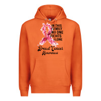 Carrot in this family fights alone breast cancer awareness Premium Hoodie - Bettercallsaul
