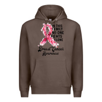 Coffee in this family fights alone breast cancer awareness Premium Hoodie - Bettercallsaul