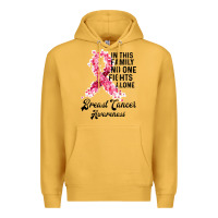 Mustard in this family fights alone breast cancer awareness Premium Hoodie - Bettercallsaul