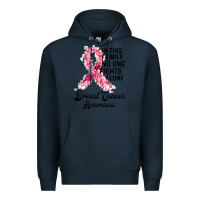 Navy in this family fights alone breast cancer awareness Premium Hoodie - Bettercallsaul