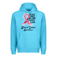 Ocean Blue in this family fights alone breast cancer awareness Premium Hoodie - Bettercallsaul