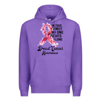 Purple in this family fights alone breast cancer awareness Premium Hoodie - Bettercallsaul