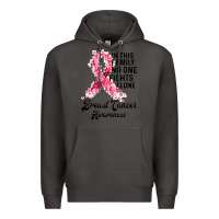 Smoke in this family fights alone breast cancer awareness Premium Hoodie - Bettercallsaul