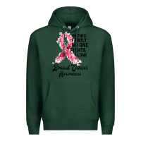 Sports Green in this family fights alone breast cancer awareness Premium Hoodie - Bettercallsaul