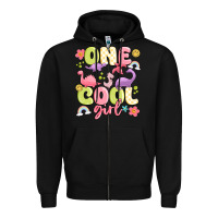 Black one cool girl Zipper Hoodie - MaliasSmallBusiness