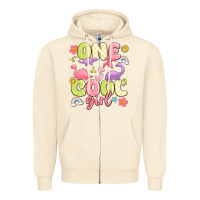 Sandshell one cool girl Zipper Hoodie - MaliasSmallBusiness
