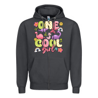 Smoke one cool girl Zipper Hoodie - MaliasSmallBusiness