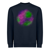 Navy halloween leopard patch Heavyweight Sweatshirt - BundleAndBundleShop