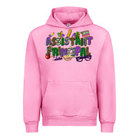 Fuchsia Pink assistant principal mardi gras Urban Hoodie - CowGirlArtShop