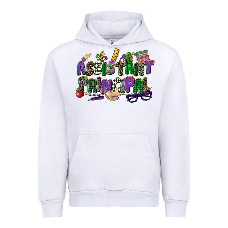 Assistant Principal Mardi Gras Urban Hoodie by CowGirlArtShop | Teevron