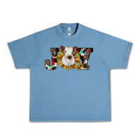 Pebble Blue christmas joy Urban Heavy Tee - JahusDesignShop