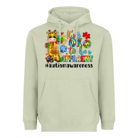 Matcha it s ok to be different giraffe Heavyweight Hoodie - LillyAllenDesigns