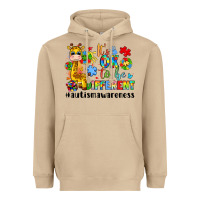Mushroom it s ok to be different giraffe Heavyweight Hoodie - LillyAllenDesigns
