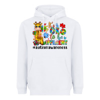 White it s ok to be different giraffe Heavyweight Hoodie - LillyAllenDesigns