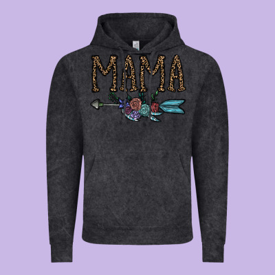 Mama Vintage Hoodie Designed By Cowhidedigitalart
