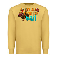 Antique Gold It's All About The Ball Premium Sweatshirt - LillyAllenDesigns