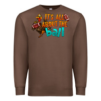 Chestnut It's All About The Ball Premium Sweatshirt - LillyAllenDesigns
