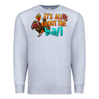 Heather Grey It's All About The Ball Premium Sweatshirt - LillyAllenDesigns