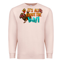 Pale Pink It's All About The Ball Premium Sweatshirt - LillyAllenDesigns