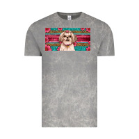 Cloud Rock Western Shih Tzu License Plate Design Vintage Tee - JahusDesignShop