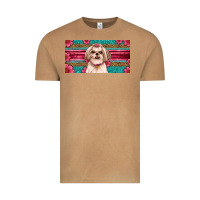 Vintage Camel Western Shih Tzu License Plate Design Vintage Tee - JahusDesignShop