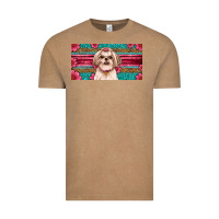 Vintage Coffee Western Shih Tzu License Plate Design Vintage Tee - JahusDesignShop