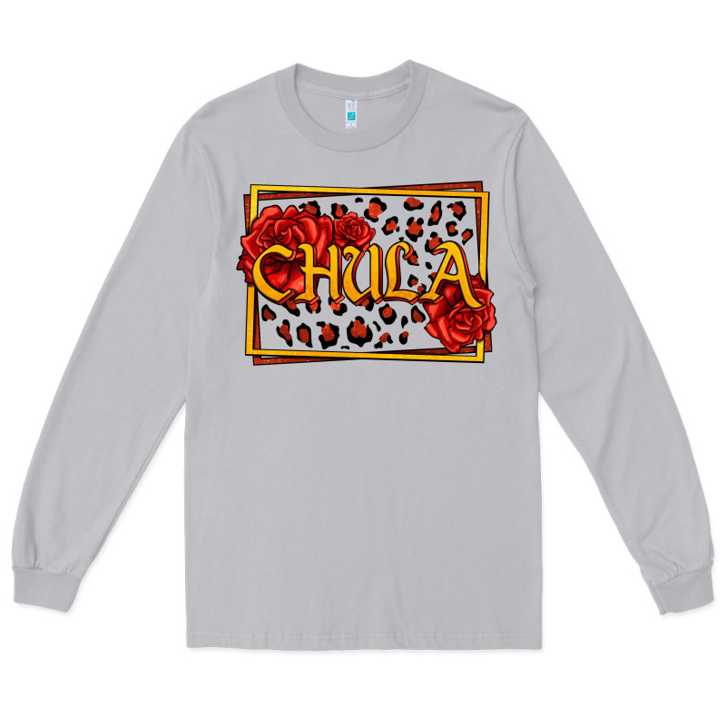 Spanish Chula With Roses Long Sleeve Tee by Jasminsmagicworld | Teevron