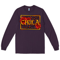 Plum Spanish chula with roses Long Sleeve Tee - Jasminsmagicworld