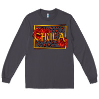 Smoke Spanish chula with roses Long Sleeve Tee - Jasminsmagicworld