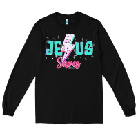 Black jesus saves Long Sleeve Tee - JahusDesignShop
