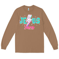 Toasted Coconut jesus saves Long Sleeve Tee - JahusDesignShop