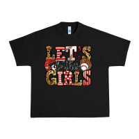 Black let's do this girls baseball Urban Heavy Tee - Jasminsmagicworld