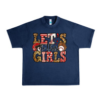 Navy let's do this girls baseball Urban Heavy Tee - Jasminsmagicworld