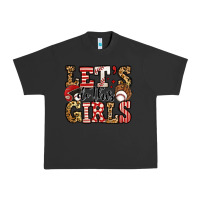 Pigment Black let's do this girls baseball Urban Heavy Tee - Jasminsmagicworld