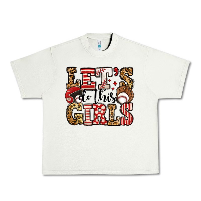 Let's Do This Girls Baseball Urban Heavy Tee by Jasminsmagicworld | Teevron
