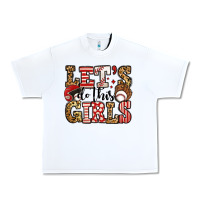 White let's do this girls baseball Urban Heavy Tee - Jasminsmagicworld