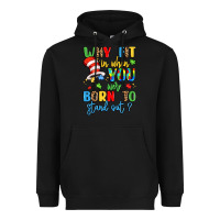 Black why fit in when you were born to stand out Heavyweight Hoodie - LillyAllenDesigns