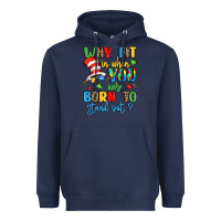 Navy why fit in when you were born to stand out Heavyweight Hoodie - LillyAllenDesigns