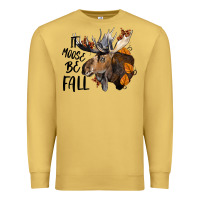 Antique Gold It Moose Be Fall Premium Sweatshirt - LillyAllenDesigns